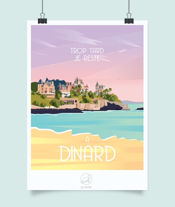 Affiche Dinard la Loutre