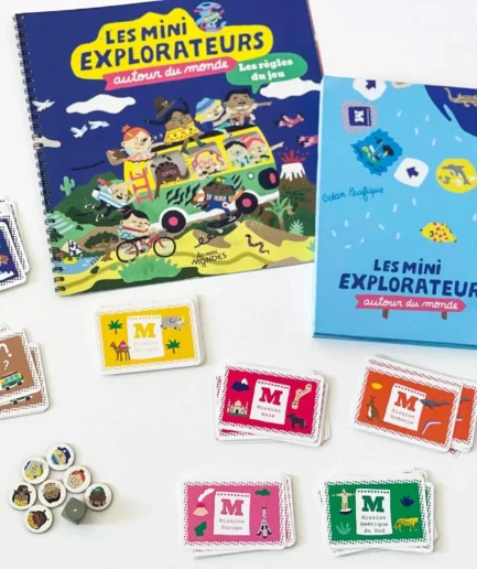 Les mini explorateurs jeu de société des mini mondes made in France