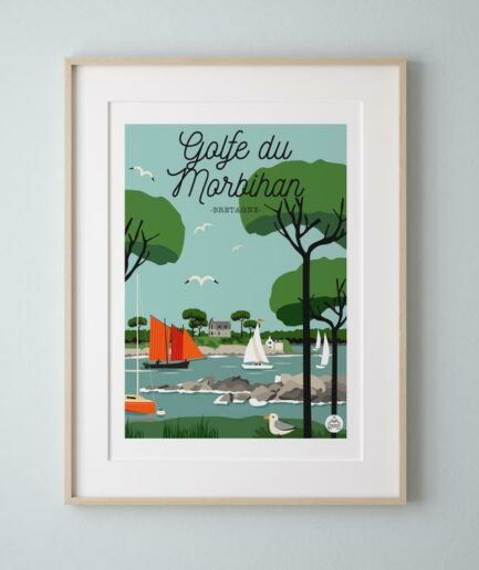 Affiche Golfe du Morbihan