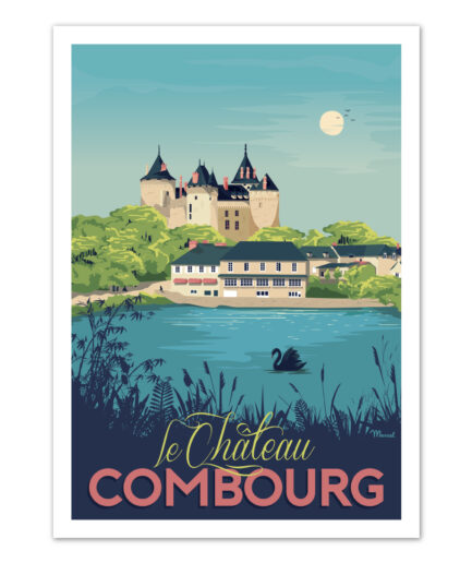 Affiche Chateau de Combourg Marcel