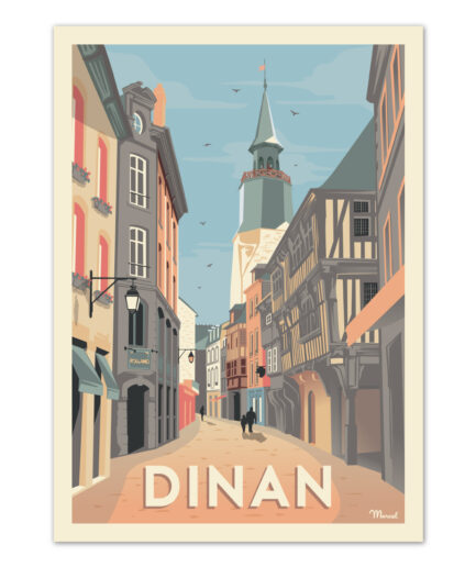 Affiche Dinan Marcel travel