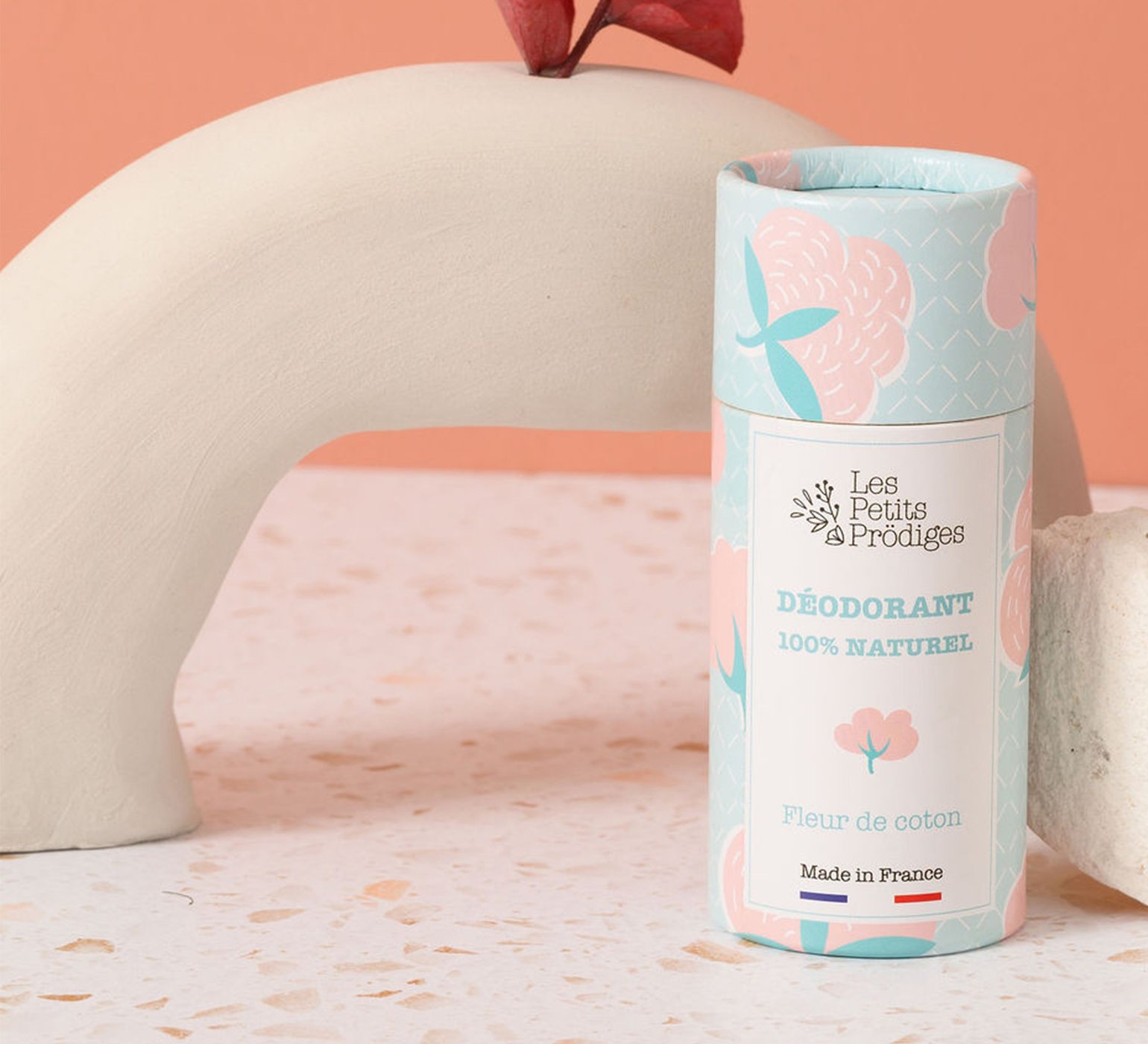 Déodorant solide Fleur de coton • Cruelty free 🐰 Made in France 🇫🇷