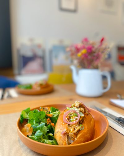 Pulled pork roll mariné à basse température